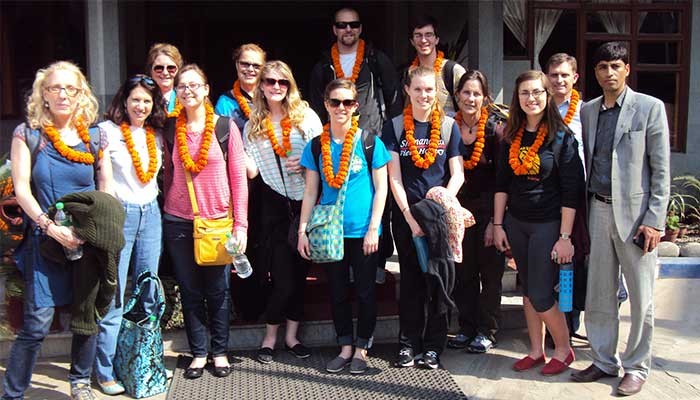 Shenandoah University Group for Education Tour in Nepal

