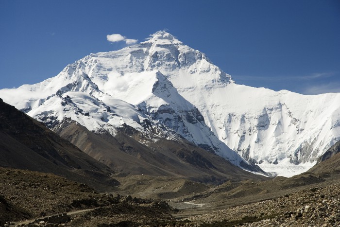 Everest North Face toward Base Camp Tibet Luca Galuzzi