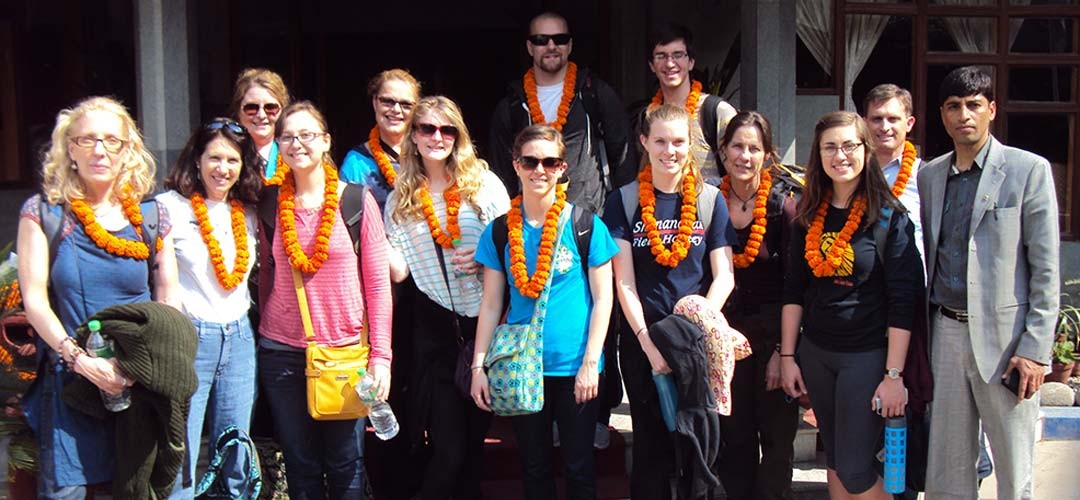 Shenandoah University Group for Education Tour in Nepal